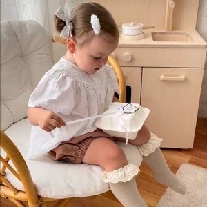 Zara embroidered blouse